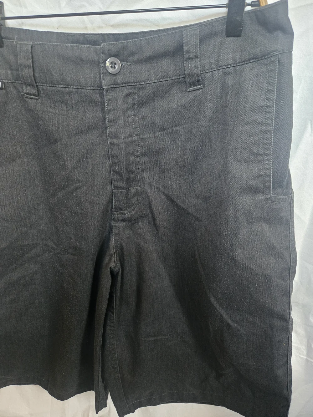 Metal Mulisha Men's Charcoal Gray Flat Front Chino Shorts